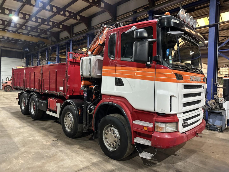 Scania G480 8x4 TIPPER + CRANE ATLAS 240.E4 + RADIO - STEEL SPRING / BIG AXLES - Φορτηγό ανατρεπόμενο, Φορτηγό με γερανό: φωτογραφία 1 Scania G480 8x4 TIPPER + CRANE ATLAS 240.E4 + RADIO - STEEL SPRING / BIG AXLES - Φορτηγό ανατρεπόμενο, Φορτηγό με γερανό: φωτογραφία 1