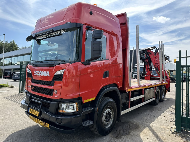 Scania G500 XT 6x4 WOOD / TIMBER / HOLZ CRANE PALFINGER EPSILON Q150Z + RETARDER - FULL AIR SUSP. - BE TRUCK - Φορτηγό με ανοιχτή καρότσα, Φορτηγό με γερανό: φωτογραφία 3 Scania G500 XT 6x4 WOOD / TIMBER / HOLZ CRANE PALFINGER EPSILON Q150Z + RETARDER - FULL AIR SUSP. - BE TRUCK - Φορτηγό με ανοιχτή καρότσα, Φορτηγό με γερανό: φωτογραφία 3