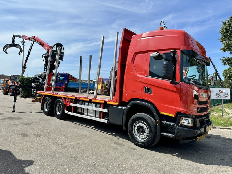 Scania G500 XT 6x4 WOOD / TIMBER / HOLZ CRANE PALFINGER EPSILON Q150Z + RETARDER - FULL AIR SUSP. - BE TRUCK - Φορτηγό ξυλείας, Φορτηγό με γερανό: φωτογραφία 1 Scania G500 XT 6x4 WOOD / TIMBER / HOLZ CRANE PALFINGER EPSILON Q150Z + RETARDER - FULL AIR SUSP. - BE TRUCK - Φορτηγό ξυλείας, Φορτηγό με γερανό: φωτογραφία 1