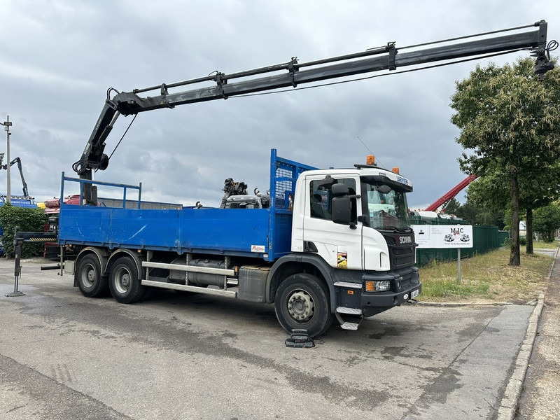 Scania P410 6x4 + CRANE HIAB 166 ES-4 - RETARDER - ROTATOR - PLATFORM 6m80 - BIG AXLES HUB REDUCTION - STEEL SPRING - Φορτηγό με γερανό: φωτογραφία 2 Scania P410 6x4 + CRANE HIAB 166 ES-4 - RETARDER - ROTATOR - PLATFORM 6m80 - BIG AXLES HUB REDUCTION - STEEL SPRING - Φορτηγό με γερανό: φωτογραφία 2