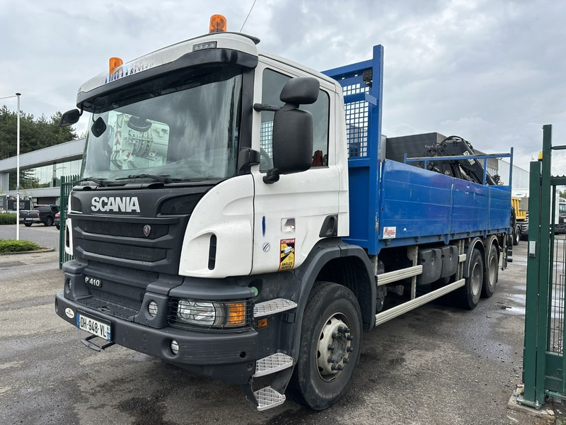 Scania P410 6x4 + CRANE HIAB 166 ES-4 - RETARDER - ROTATOR - PLATFORM 6m80 - BIG AXLES HUB REDUCTION - STEEL SPRING - Φορτηγό με γερανό: φωτογραφία 4 Scania P410 6x4 + CRANE HIAB 166 ES-4 - RETARDER - ROTATOR - PLATFORM 6m80 - BIG AXLES HUB REDUCTION - STEEL SPRING - Φορτηγό με γερανό: φωτογραφία 4