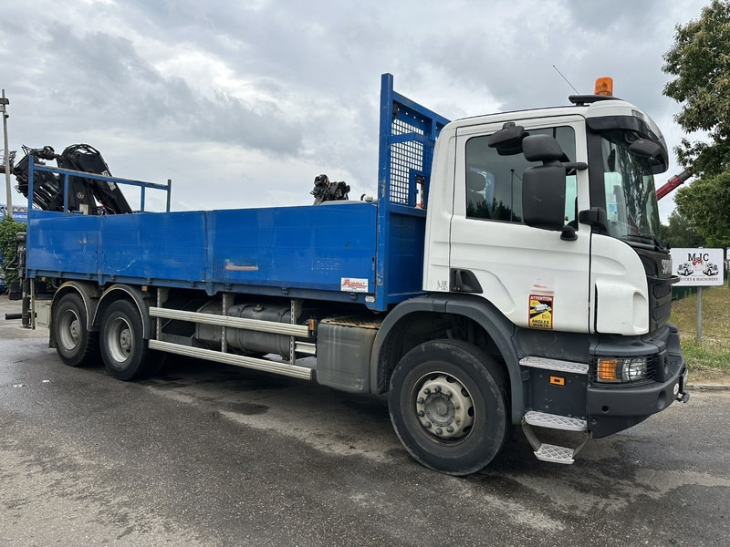Scania P410 6x4 + CRANE HIAB 166 ES-4 - RETARDER - ROTATOR - PLATFORM 6m80 - BIG AXLES HUB REDUCTION - STEEL SPRING - Φορτηγό με γερανό: φωτογραφία 2 Scania P410 6x4 + CRANE HIAB 166 ES-4 - RETARDER - ROTATOR - PLATFORM 6m80 - BIG AXLES HUB REDUCTION - STEEL SPRING - Φορτηγό με γερανό: φωτογραφία 2