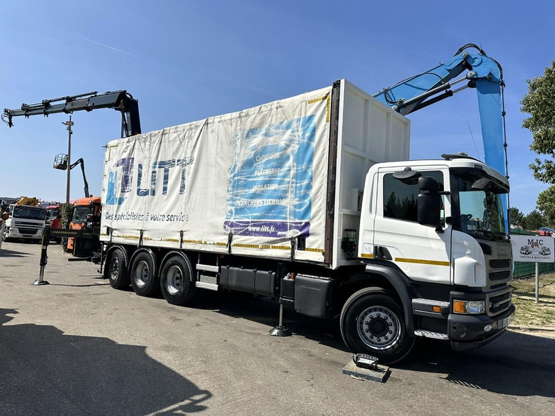 Scania P410 8x4 TRIDEM + CRANE HIAB 244 EP-4 HIDUO - RETARDER - LIFT + STEERING AXLE - *327.000km* - RADIO - Φορτηγό με γερανό: φωτογραφία 3 Scania P410 8x4 TRIDEM + CRANE HIAB 244 EP-4 HIDUO - RETARDER - LIFT + STEERING AXLE - *327.000km* - RADIO - Φορτηγό με γερανό: φωτογραφία 3
