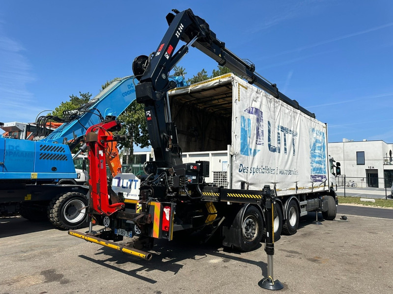 Scania P410 8x4 TRIDEM PRITSCHE PLANE + KRAN HIAB 244 EP-4 HIDUO - RETARDER - LIFT + STEERING AXLE - *327.000km* - RADIO - Φορτηγό μουσαμάς, Φορτηγό με γερανό: φωτογραφία 5 Scania P410 8x4 TRIDEM PRITSCHE PLANE + KRAN HIAB 244 EP-4 HIDUO - RETARDER - LIFT + STEERING AXLE - *327.000km* - RADIO - Φορτηγό μουσαμάς, Φορτηγό με γερανό: φωτογραφία 5