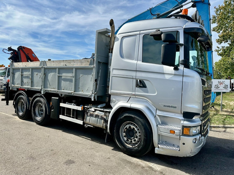 Scania R520 6x4 TIPPER + CRANE PALFINGER PK 15002 A - TRACTOR UNIT - RETARDER - *FULL AIR* - EUR 6 - BE TRUCK - Φορτηγό ανατρεπόμενο, Φορτηγό με γερανό: φωτογραφία 2 Scania R520 6x4 TIPPER + CRANE PALFINGER PK 15002 A - TRACTOR UNIT - RETARDER - *FULL AIR* - EUR 6 - BE TRUCK - Φορτηγό ανατρεπόμενο, Φορτηγό με γερανό: φωτογραφία 2
