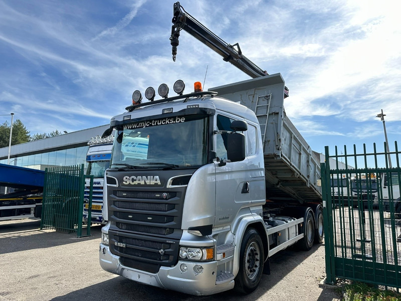 Scania R520 6x4 TIPPER + CRANE PALFINGER PK 15002 A - TRACTOR UNIT - RETARDER - *FULL AIR* - EUR 6 - BE TRUCK - Φορτηγό ανατρεπόμενο, Φορτηγό με γερανό: φωτογραφία 5 Scania R520 6x4 TIPPER + CRANE PALFINGER PK 15002 A - TRACTOR UNIT - RETARDER - *FULL AIR* - EUR 6 - BE TRUCK - Φορτηγό ανατρεπόμενο, Φορτηγό με γερανό: φωτογραφία 5