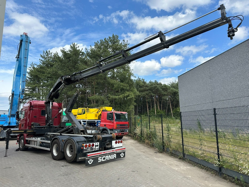 Scania R580 6X2 V8 HOOKLIFT + CRANE HIAB 211 E-4 HIPRO - ROTATOR - RETARDER - RADIO - NL TRUCK - Φορτηγό φόρτωσης γάντζου, Φορτηγό με γερανό: φωτογραφία 4 Scania R580 6X2 V8 HOOKLIFT + CRANE HIAB 211 E-4 HIPRO - ROTATOR - RETARDER - RADIO - NL TRUCK - Φορτηγό φόρτωσης γάντζου, Φορτηγό με γερανό: φωτογραφία 4