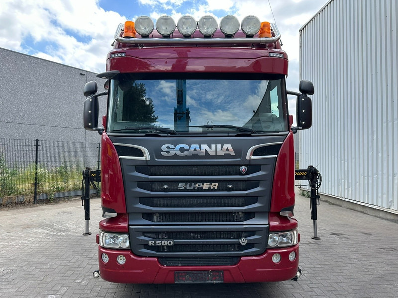 Scania R580 6X2 V8 HOOKLIFT + CRANE HIAB 211 E-4 HIPRO - ROTATOR - RETARDER - RADIO - NL TRUCK - Φορτηγό φόρτωσης γάντζου, Φορτηγό με γερανό: φωτογραφία 2 Scania R580 6X2 V8 HOOKLIFT + CRANE HIAB 211 E-4 HIPRO - ROTATOR - RETARDER - RADIO - NL TRUCK - Φορτηγό φόρτωσης γάντζου, Φορτηγό με γερανό: φωτογραφία 2