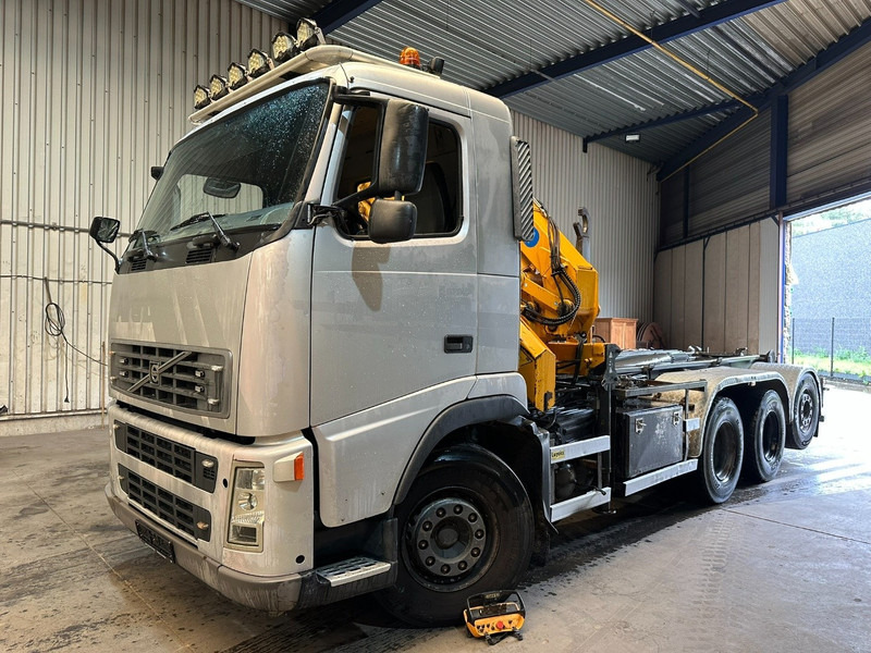 Volvo FH12-420 8x4 HOOKLIFT AJK + CRANE EFFER 250 - 3S - RADIO - TRIDEM LIFT + STEERING AXLE - I SHIFT - BE TRUCK - Φορτηγό φόρτωσης γάντζου, Φορτηγό με γερανό: φωτογραφία 1 Volvo FH12-420 8x4 HOOKLIFT AJK + CRANE EFFER 250 - 3S - RADIO - TRIDEM LIFT + STEERING AXLE - I SHIFT - BE TRUCK - Φορτηγό φόρτωσης γάντζου, Φορτηγό με γερανό: φωτογραφία 1