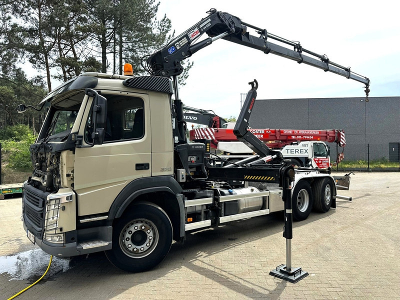 Volvo FM 370 6x2 HOOKLIFT 21T + CRANE HIAB 144 E-4 HIDUO - ENGINE / GEARBOX OK - CHASSIS OK - RUNNING + DRIVING - BE TRUCK - Φορτηγό φόρτωσης γάντζου, Φορτηγό με γερανό: φωτογραφία 3 Volvo FM 370 6x2 HOOKLIFT 21T + CRANE HIAB 144 E-4 HIDUO - ENGINE / GEARBOX OK - CHASSIS OK - RUNNING + DRIVING - BE TRUCK - Φορτηγό φόρτωσης γάντζου, Φορτηγό με γερανό: φωτογραφία 3