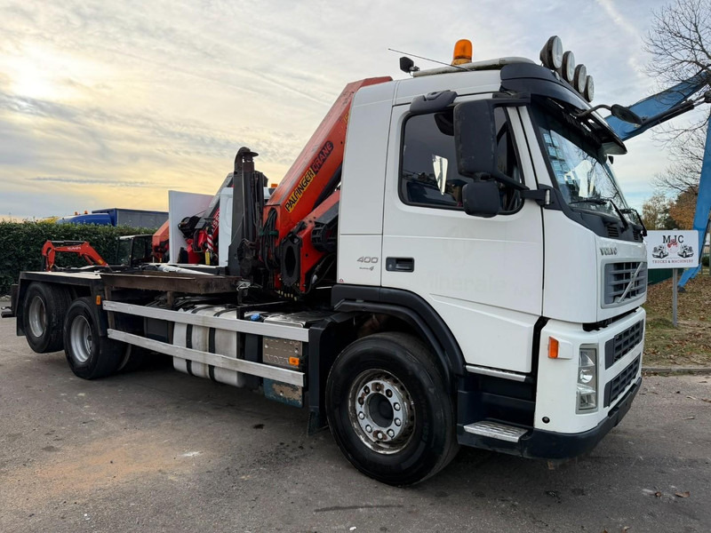 Volvo FM 400 6x2 HOOKLIFT + CRANE PALFINGER PK 15500 B (2x) - 5/6 F - MANUAL - EURO 4 - BE TRUCK - Φορτηγό φόρτωσης γάντζου, Φορτηγό με γερανό: φωτογραφία 3 Volvo FM 400 6x2 HOOKLIFT + CRANE PALFINGER PK 15500 B (2x) - 5/6 F - MANUAL - EURO 4 - BE TRUCK - Φορτηγό φόρτωσης γάντζου, Φορτηγό με γερανό: φωτογραφία 3