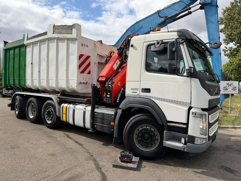 Volvo FM 420 8x2 HOOKLIFT + CRANE PALFINGER PK19.001 SLD B - *294.000km* - EURO 6 - LIFT + STEERING AXLE - I SHIFT - BE TRUCK - Φορτηγό φόρτωσης γάντζου, Φορτηγό με γερανό: φωτογραφία 2 Volvo FM 420 8x2 HOOKLIFT + CRANE PALFINGER PK19.001 SLD B - *294.000km* - EURO 6 - LIFT + STEERING AXLE - I SHIFT - BE TRUCK - Φορτηγό φόρτωσης γάντζου, Φορτηγό με γερανό: φωτογραφία 2