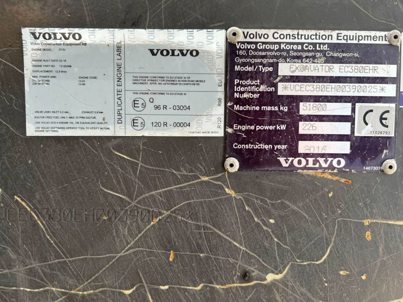 Volvo EC380E HR UHD - Ερπυστριοφόρος εκσκαφέας: φωτογραφία 4 Volvo EC380E HR UHD - Ερπυστριοφόρος εκσκαφέας: φωτογραφία 4