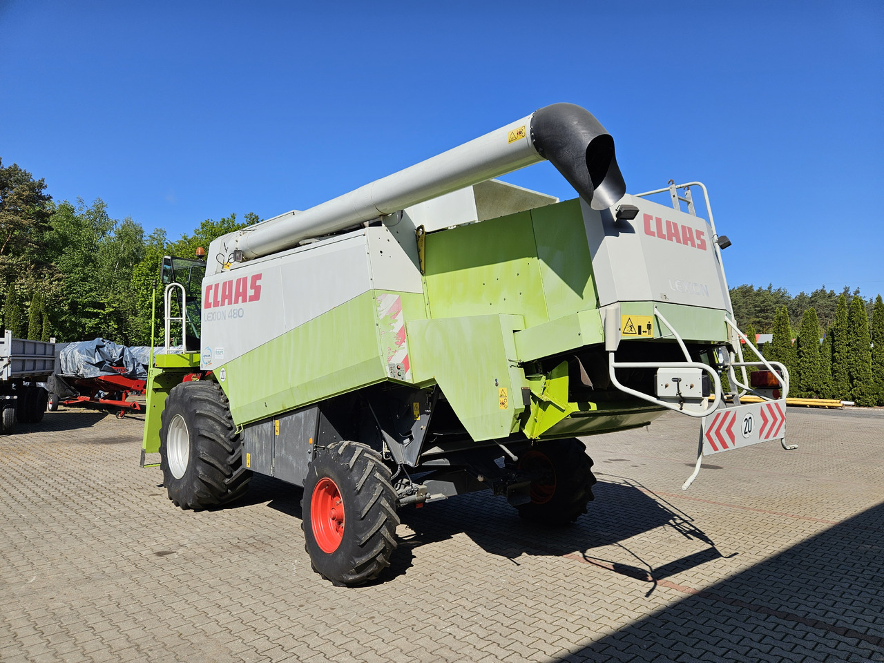 Claas Lexion 480 - Θεριζοαλωνιστική μηχανή: φωτογραφία 4 Claas Lexion 480 - Θεριζοαλωνιστική μηχανή: φωτογραφία 4