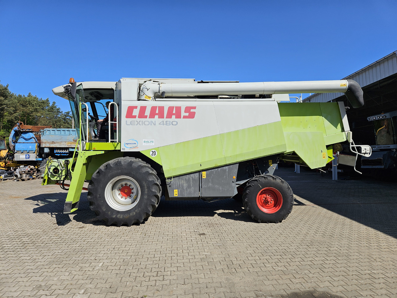 Claas Lexion 480 - Θεριζοαλωνιστική μηχανή: φωτογραφία 3 Claas Lexion 480 - Θεριζοαλωνιστική μηχανή: φωτογραφία 3