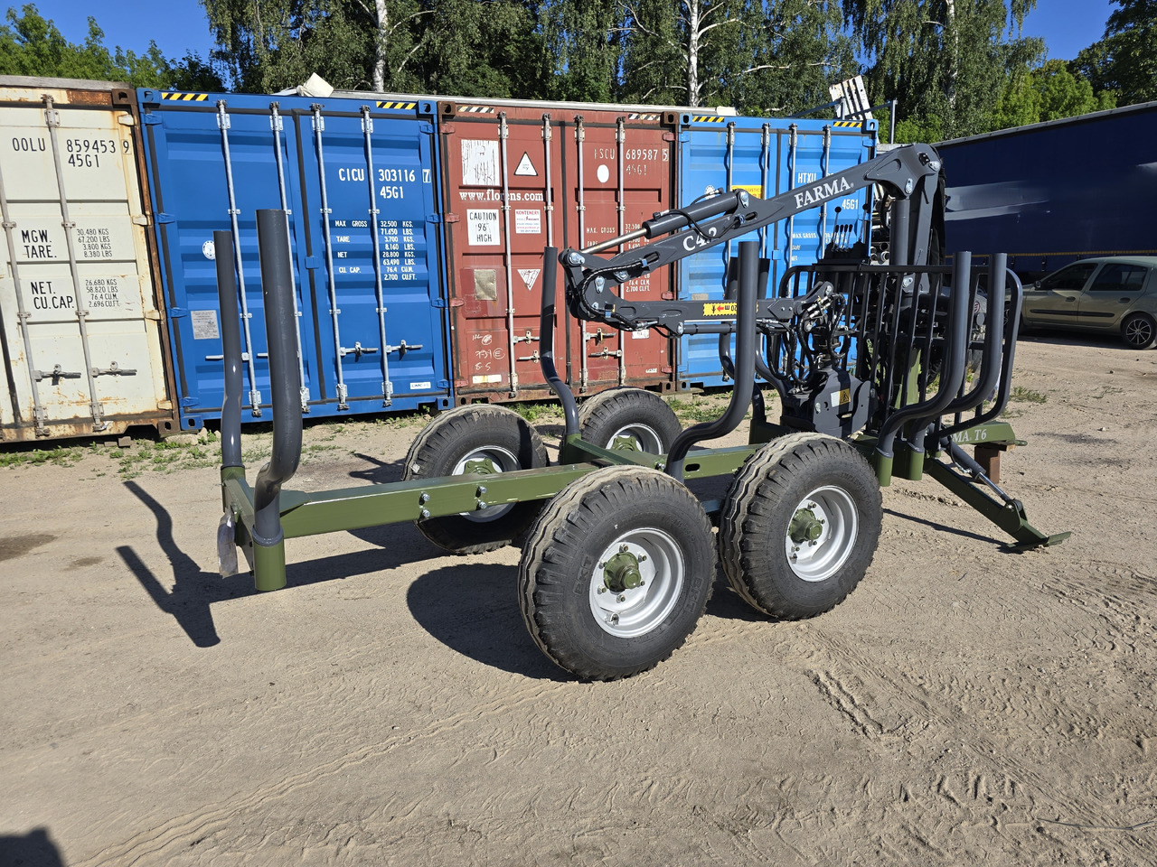 FARMA T6 + żuraw C4,2 - Δασική ρυμούλκα: φωτογραφία 3 FARMA T6 + żuraw C4,2 - Δασική ρυμούλκα: φωτογραφία 3