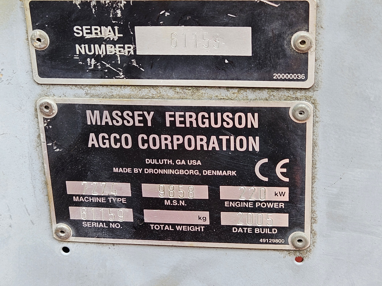 Massey Ferguson Cerea - Θεριζοαλωνιστική μηχανή: φωτογραφία 5 Massey Ferguson Cerea - Θεριζοαλωνιστική μηχανή: φωτογραφία 5