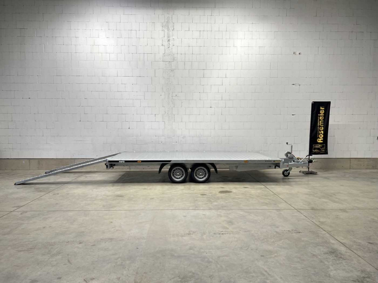 MARTZ GT Plateau 450/2 S 3T Alu Plattformanhänger - Ρυμούλκα αυτοκινητάμαξα: φωτογραφία 3 MARTZ GT Plateau 450/2 S 3T Alu Plattformanhänger - Ρυμούλκα αυτοκινητάμαξα: φωτογραφία 3