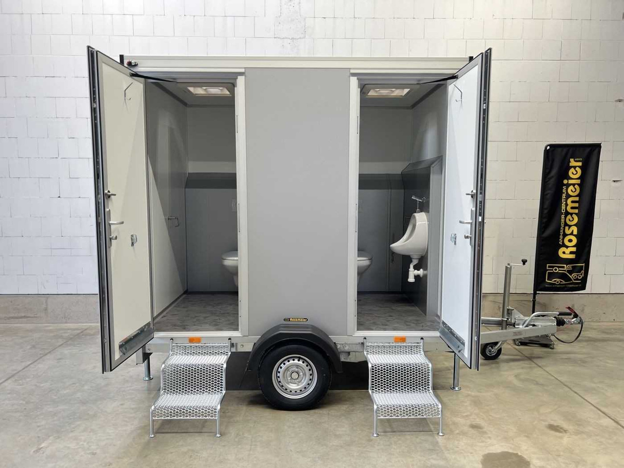 ROSEMEIER VE 1 Damen, 1 Herren, U SILVER Toilettenanhänger - Τρέιλερ: φωτογραφία 1 ROSEMEIER VE 1 Damen, 1 Herren, U SILVER Toilettenanhänger - Τρέιλερ: φωτογραφία 1