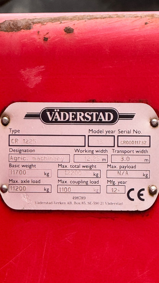 Väderstad Carrier 1225 # CrossCutter#neue Steelrunner - Δισκοσβάρνα: φωτογραφία 2 Väderstad Carrier 1225 # CrossCutter#neue Steelrunner - Δισκοσβάρνα: φωτογραφία 2
