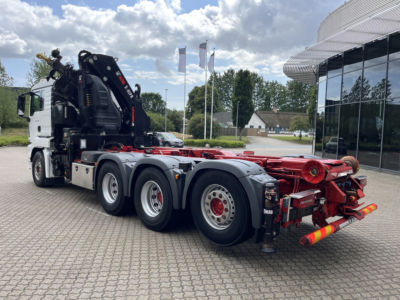 MAN TGS 35.500 8x4 - Φορτηγό μεταφοράς εμπορευματοκιβωτίων/ Κινητό αμάξωμα, Φορτηγό με γερανό: φωτογραφία 3 MAN TGS 35.500 8x4 - Φορτηγό μεταφοράς εμπορευματοκιβωτίων/ Κινητό αμάξωμα, Φορτηγό με γερανό: φωτογραφία 3