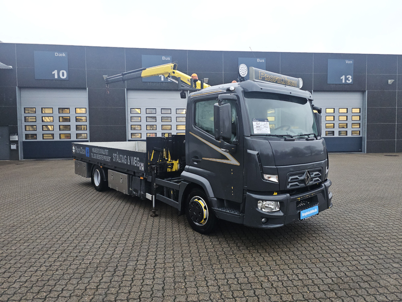 Renault D-Serie - Φορτηγό με ανοιχτή καρότσα, Φορτηγό με γερανό: φωτογραφία 4 Renault D-Serie - Φορτηγό με ανοιχτή καρότσα, Φορτηγό με γερανό: φωτογραφία 4