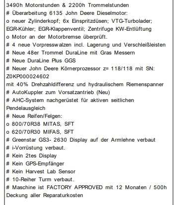 John Deere 8400i PREMIUM USED - Μηχανή συγκομιδής: φωτογραφία 2 John Deere 8400i PREMIUM USED - Μηχανή συγκομιδής: φωτογραφία 2