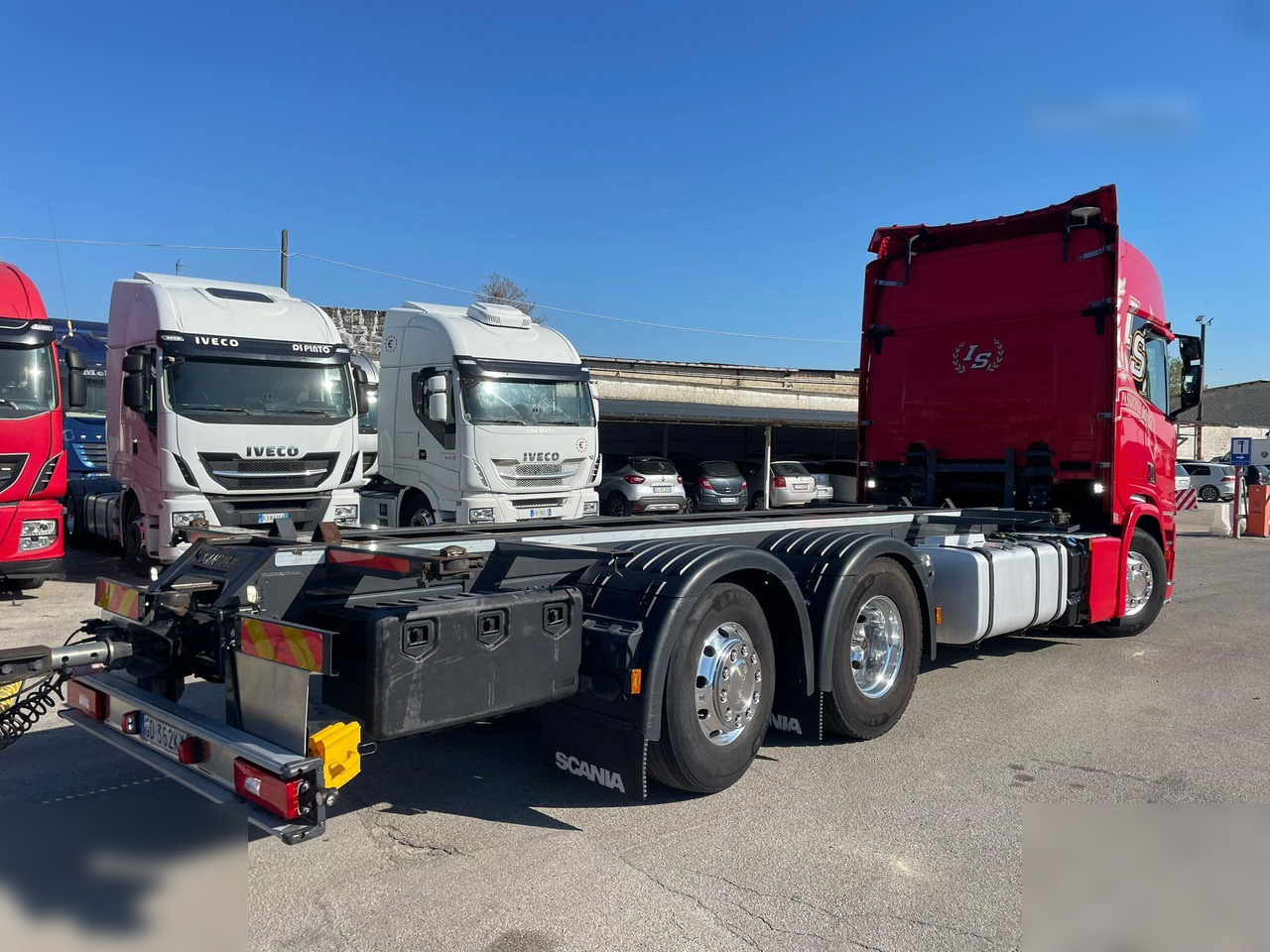 SCANIA R450 - Φορτηγό μεταφοράς εμπορευματοκιβωτίων/ Κινητό αμάξωμα: φωτογραφία 2 SCANIA R450 - Φορτηγό μεταφοράς εμπορευματοκιβωτίων/ Κινητό αμάξωμα: φωτογραφία 2
