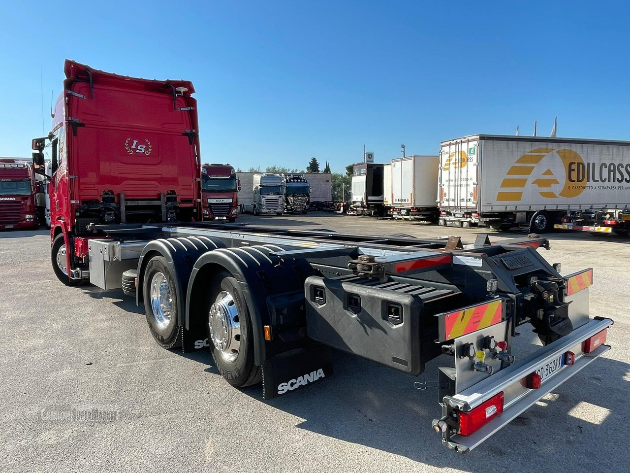 SCANIA R450 - Φορτηγό μεταφοράς εμπορευματοκιβωτίων/ Κινητό αμάξωμα: φωτογραφία 4 SCANIA R450 - Φορτηγό μεταφοράς εμπορευματοκιβωτίων/ Κινητό αμάξωμα: φωτογραφία 4