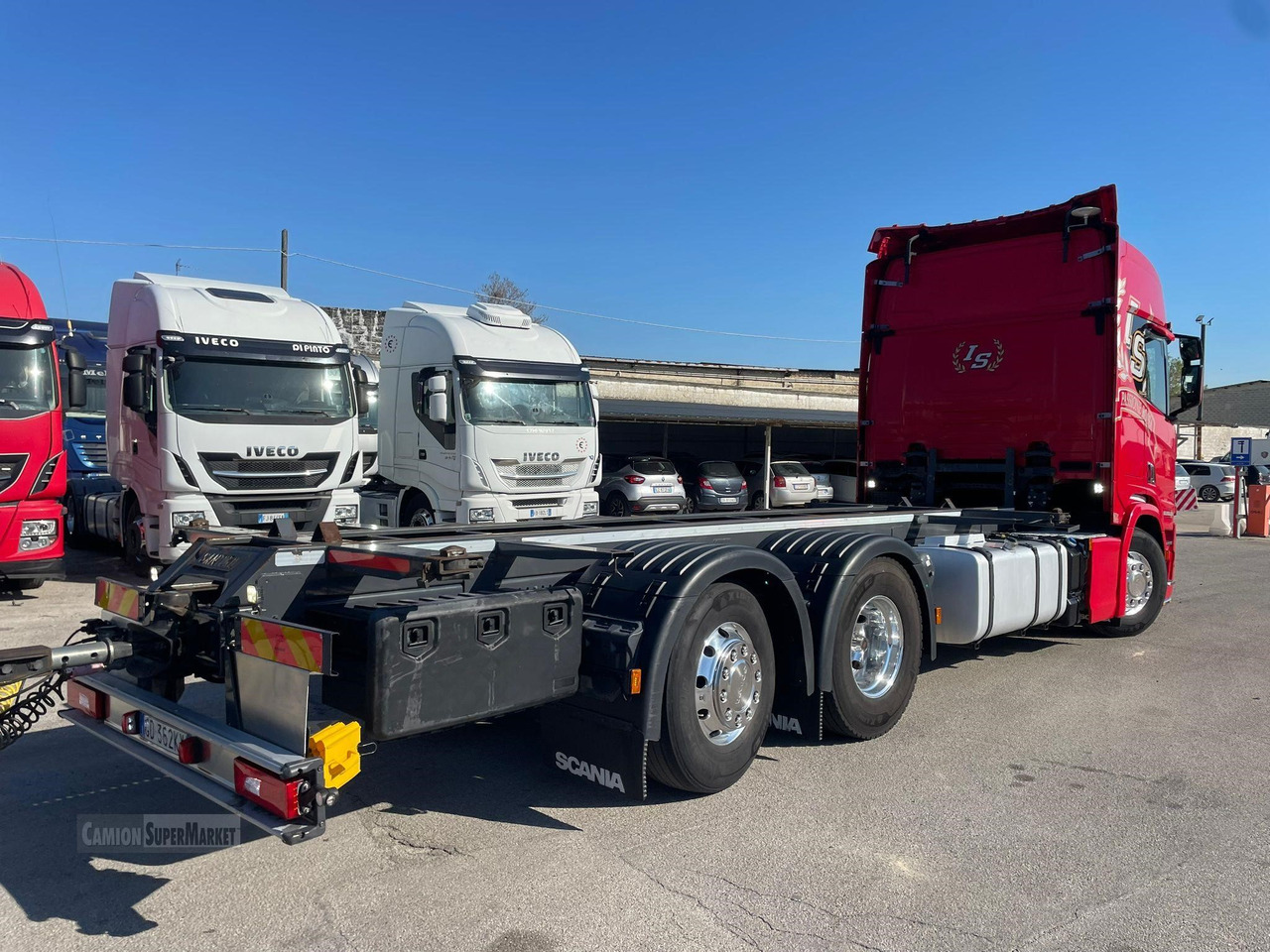 SCANIA R450 - Φορτηγό μεταφοράς εμπορευματοκιβωτίων/ Κινητό αμάξωμα: φωτογραφία 2 SCANIA R450 - Φορτηγό μεταφοράς εμπορευματοκιβωτίων/ Κινητό αμάξωμα: φωτογραφία 2