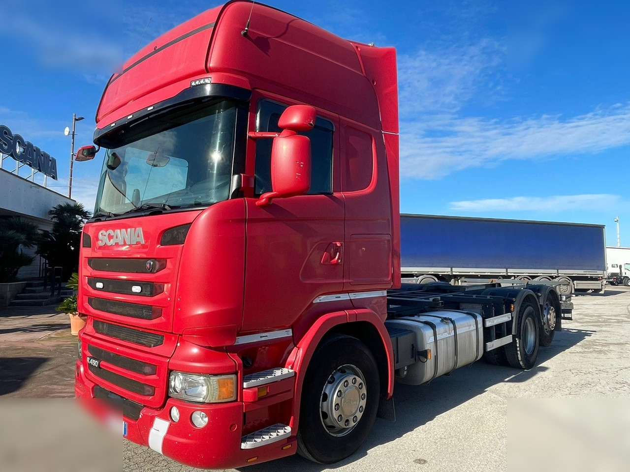 SCANIA R450 - Φορτηγό μεταφοράς εμπορευματοκιβωτίων/ Κινητό αμάξωμα: φωτογραφία 2 SCANIA R450 - Φορτηγό μεταφοράς εμπορευματοκιβωτίων/ Κινητό αμάξωμα: φωτογραφία 2