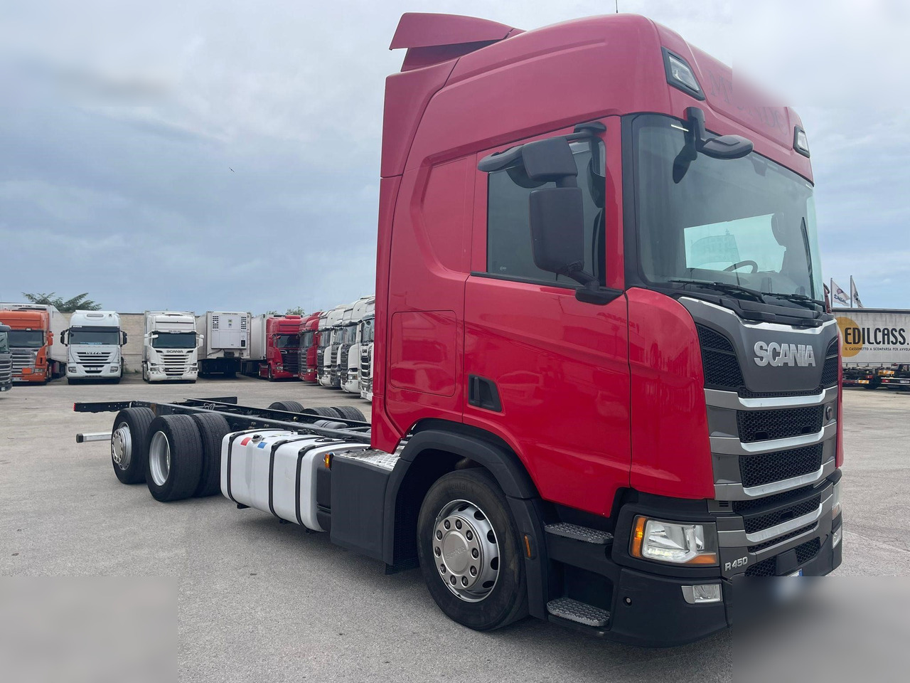 SCANIA R450 - Φορτηγό μουσαμάς: φωτογραφία 1 SCANIA R450 - Φορτηγό μουσαμάς: φωτογραφία 1