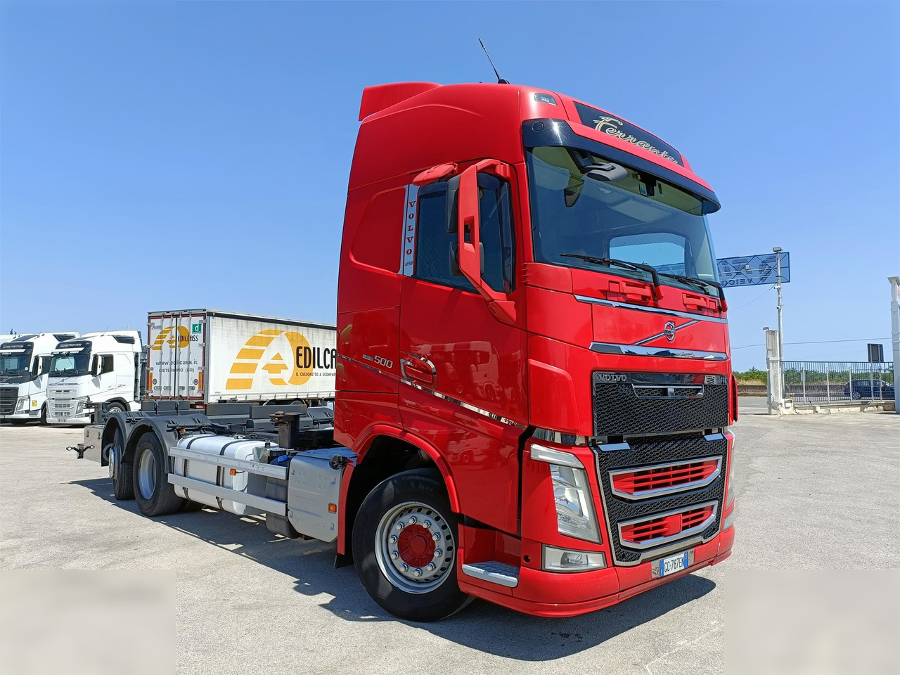 VOLVO FH500 - Φορτηγό μεταφοράς εμπορευματοκιβωτίων/ Κινητό αμάξωμα: φωτογραφία 1 VOLVO FH500 - Φορτηγό μεταφοράς εμπορευματοκιβωτίων/ Κινητό αμάξωμα: φωτογραφία 1