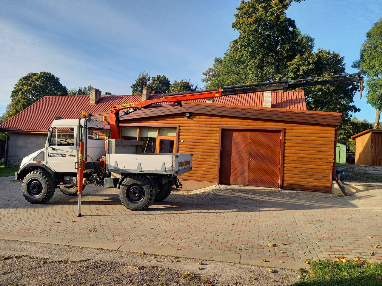 Φορτηγό με γερανό UNIMOG U100L: φωτογραφία 12
