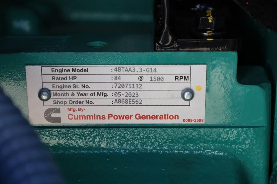 Cummins C55D5EQ Declaration of Conformity, Diesel, 55kVA, - Βιομηχανική γεννήτρια: φωτογραφία 5 Cummins C55D5EQ Declaration of Conformity, Diesel, 55kVA, - Βιομηχανική γεννήτρια: φωτογραφία 5