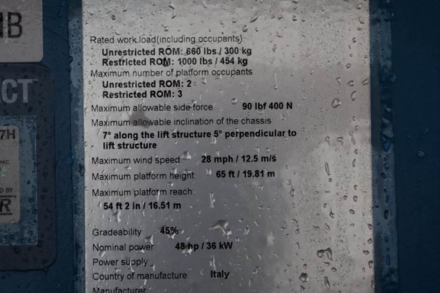 Genie S65XC Valid inspection, *Guarantee! Diesel, 4x4 Dr - Τηλεσκοπικό ανυψωτικό: φωτογραφία 5 Genie S65XC Valid inspection, *Guarantee! Diesel, 4x4 Dr - Τηλεσκοπικό ανυψωτικό: φωτογραφία 5