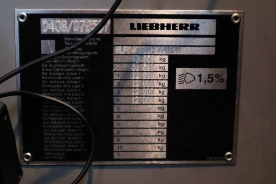 Πυργογερανός Liebherr MK88 Dutch vehicle registration, Valid inspection,: φωτογραφία 7 Πυργογερανός Liebherr MK88 Dutch vehicle registration, Valid inspection,: φωτογραφία 7