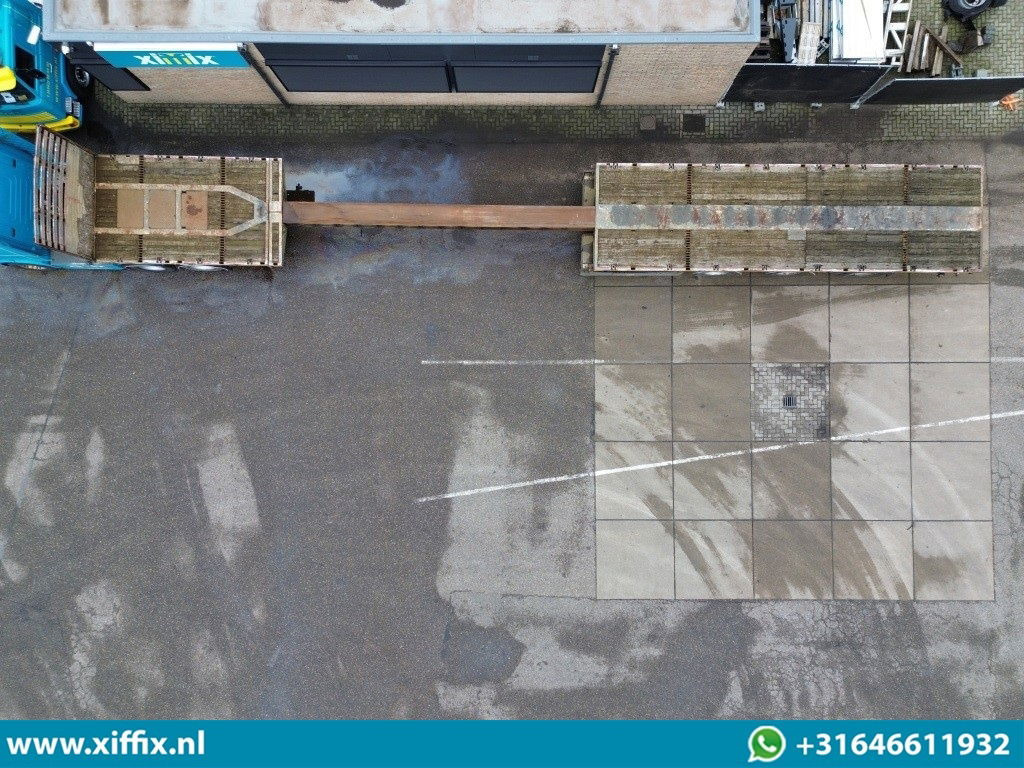 Meusburger 3-ass. Vlakke uitschuifbare oplegger / 3x gestuurd - Επικαθήμενο πλατφόρμα/ Καρότσα: φωτογραφία 3 Meusburger 3-ass. Vlakke uitschuifbare oplegger / 3x gestuurd - Επικαθήμενο πλατφόρμα/ Καρότσα: φωτογραφία 3