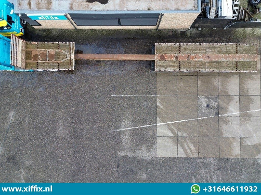 Meusburger 3-ass. Vlakke uitschuifbare oplegger / 3x gestuurd - Επικαθήμενο πλατφόρμα/ Καρότσα: φωτογραφία 3 Meusburger 3-ass. Vlakke uitschuifbare oplegger / 3x gestuurd - Επικαθήμενο πλατφόρμα/ Καρότσα: φωτογραφία 3