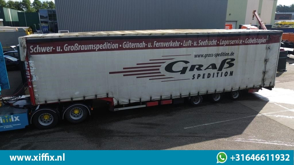 Wiese 3-ass. Semi dieplader met huifopbouw - Επικαθήμενο με χαμηλό δάπεδο: φωτογραφία 1 Wiese 3-ass. Semi dieplader met huifopbouw - Επικαθήμενο με χαμηλό δάπεδο: φωτογραφία 1