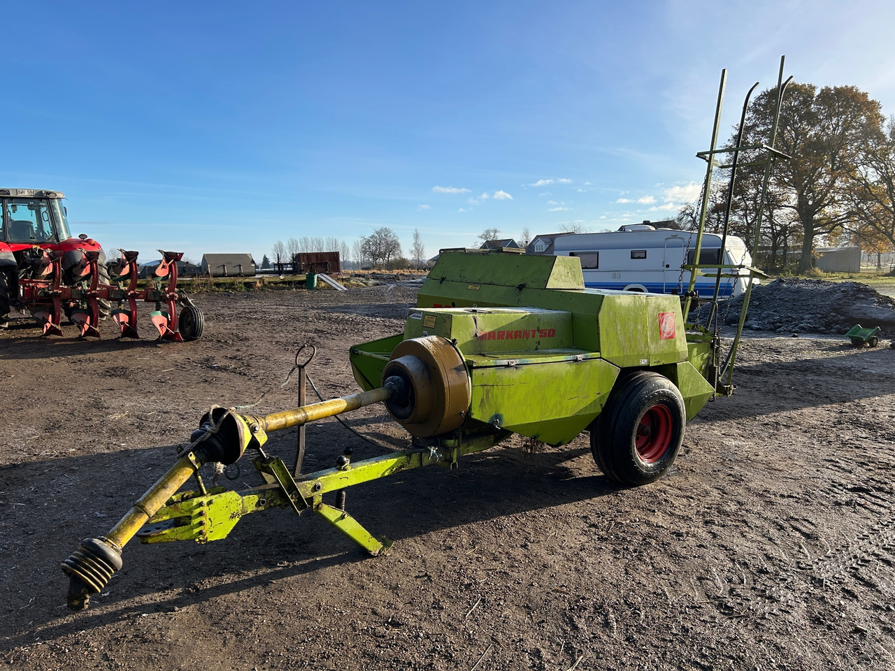 Claas Markant 50 - Χορτοδετική μηχανή στρόγγυλης μπάλας: φωτογραφία 1 Claas Markant 50 - Χορτοδετική μηχανή στρόγγυλης μπάλας: φωτογραφία 1