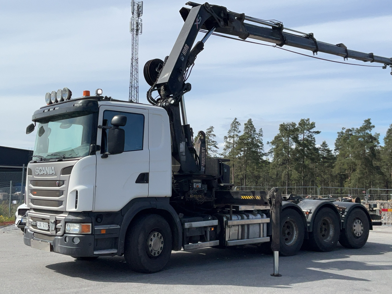 Scania G400 - Φορτηγό με γερανό: φωτογραφία 1 Scania G400 - Φορτηγό με γερανό: φωτογραφία 1