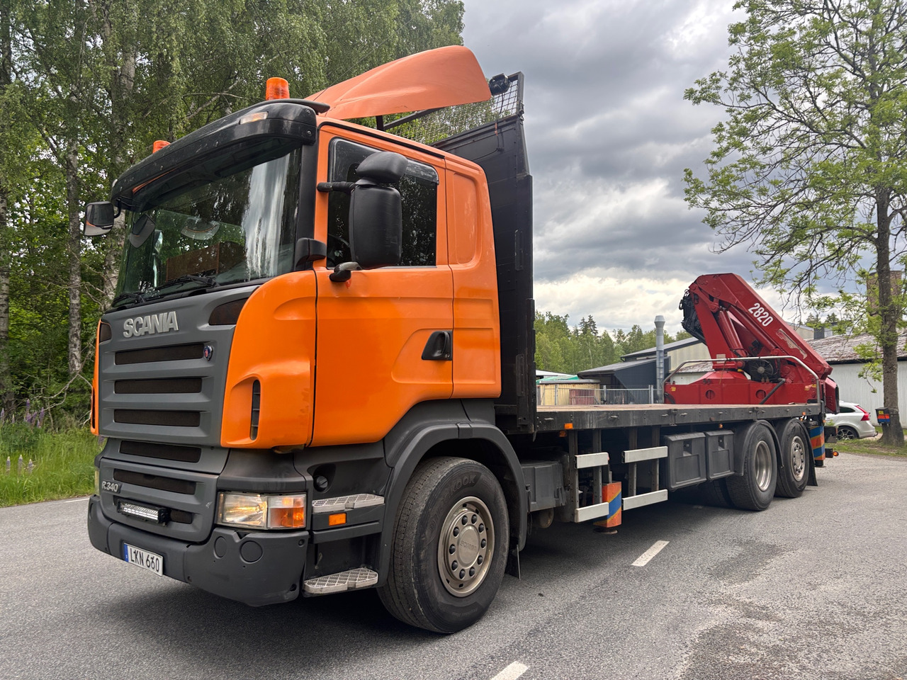 Scania R340 - Φορτηγό με γερανό: φωτογραφία 1 Scania R340 - Φορτηγό με γερανό: φωτογραφία 1