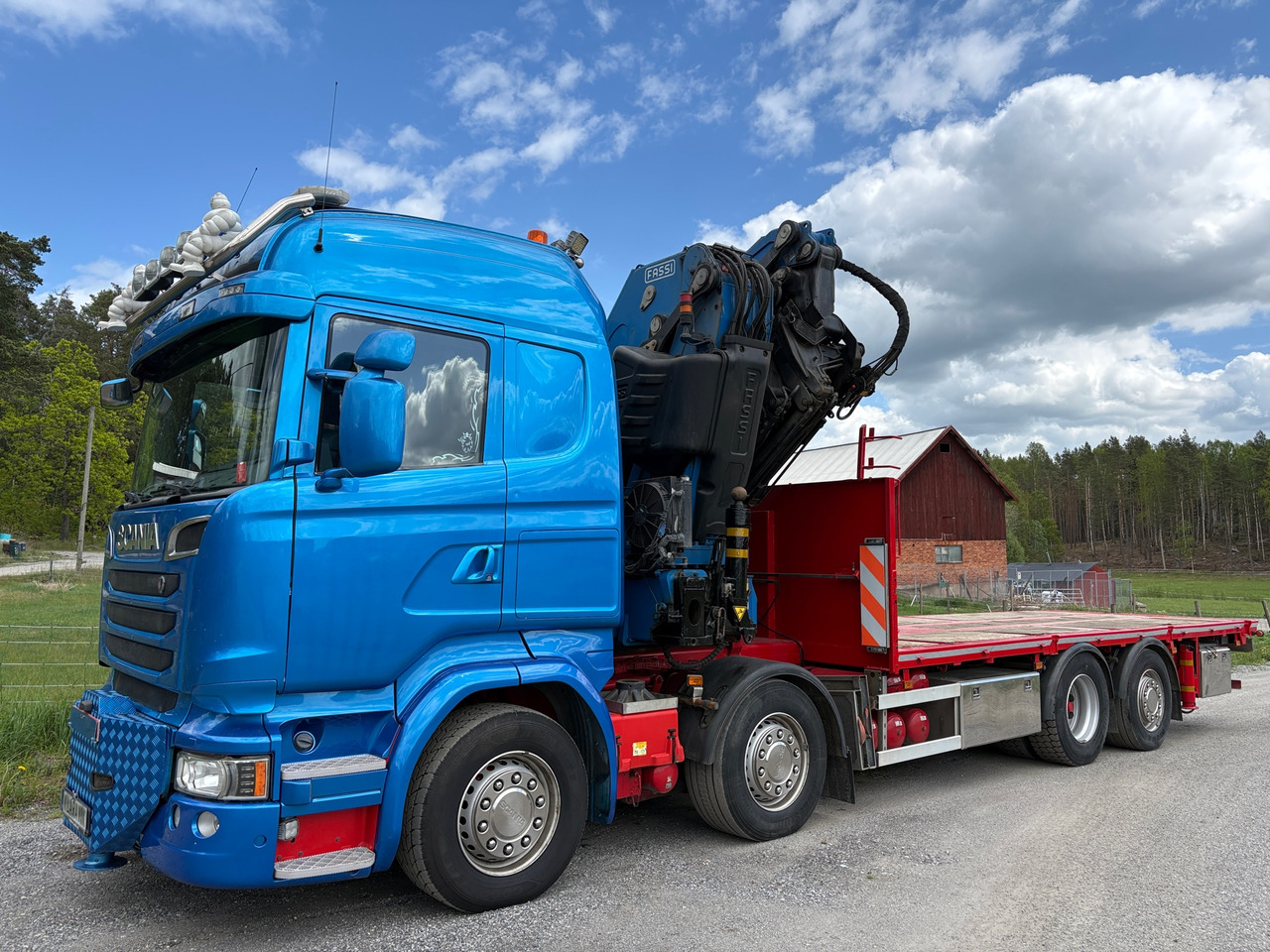 Scania R490LB8X2 - Φορτηγό με γερανό: φωτογραφία 1 Scania R490LB8X2 - Φορτηγό με γερανό: φωτογραφία 1