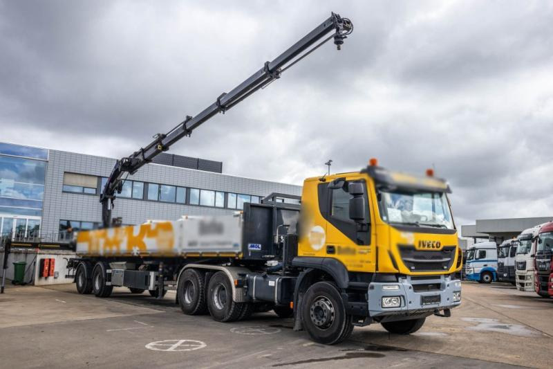 Iveco TRAKKER 450-6X4-BIG AXLES - Φορτηγό με ανοιχτή καρότσα, Φορτηγό με γερανό: φωτογραφία 2 Iveco TRAKKER 450-6X4-BIG AXLES - Φορτηγό με ανοιχτή καρότσα, Φορτηγό με γερανό: φωτογραφία 2