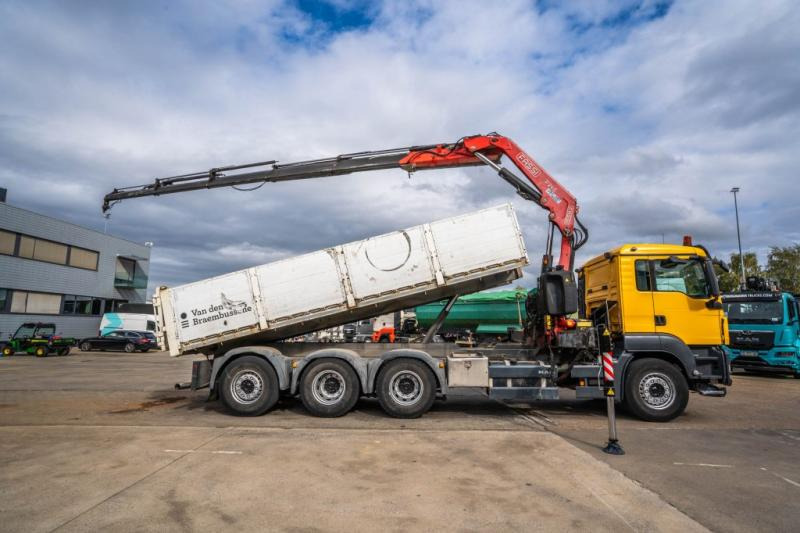 MAN TGS 32.400 BL + Fassi 245A/5x - Φορτηγό ανατρεπόμενο, Φορτηγό με γερανό: φωτογραφία 3 MAN TGS 32.400 BL + Fassi 245A/5x - Φορτηγό ανατρεπόμενο, Φορτηγό με γερανό: φωτογραφία 3