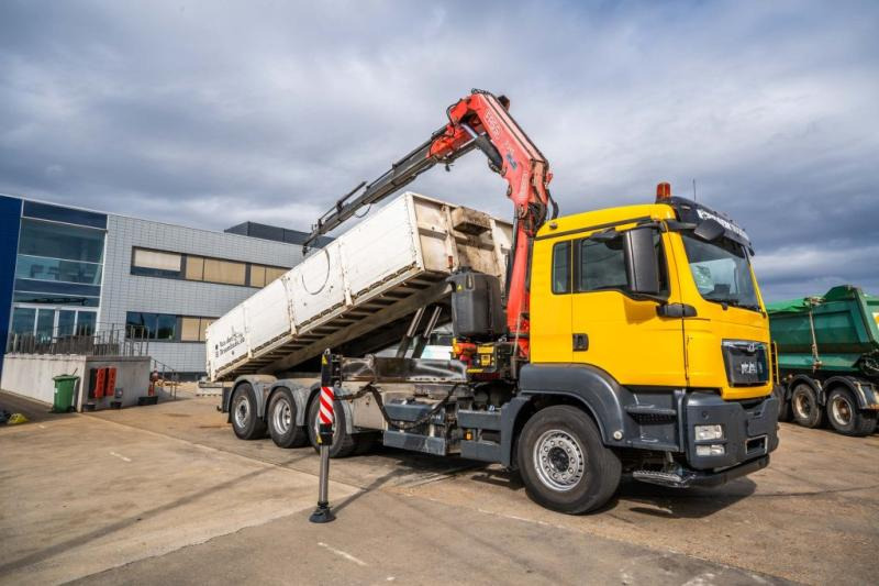 MAN TGS 32.400 BL + Fassi 245A/5x - Φορτηγό ανατρεπόμενο, Φορτηγό με γερανό: φωτογραφία 2 MAN TGS 32.400 BL + Fassi 245A/5x - Φορτηγό ανατρεπόμενο, Φορτηγό με γερανό: φωτογραφία 2