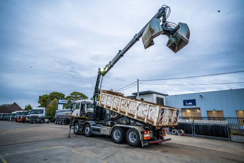 MAN TGS 32.420 BL + HIAB X-HIDUO 188/3x - Φορτηγό φόρτωσης γάντζου, Φορτηγό με γερανό: φωτογραφία 5 MAN TGS 32.420 BL + HIAB X-HIDUO 188/3x - Φορτηγό φόρτωσης γάντζου, Φορτηγό με γερανό: φωτογραφία 5