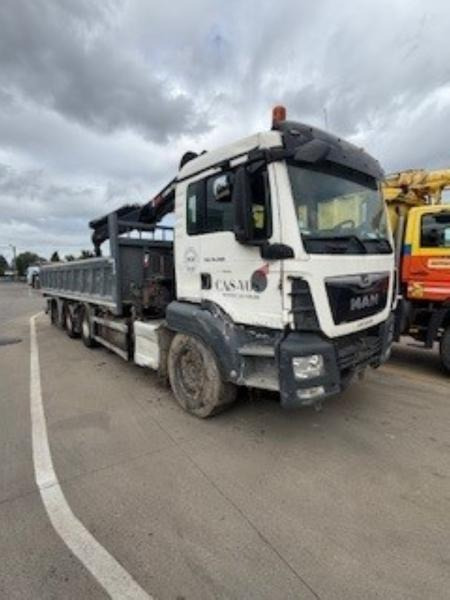 MAN TGS 35.460 BL - HIAB X-HIDUO 228 E-3 (DAMAGED) - Φορτηγό ανατρεπόμενο, Φορτηγό με γερανό: φωτογραφία 2 MAN TGS 35.460 BL - HIAB X-HIDUO 228 E-3 (DAMAGED) - Φορτηγό ανατρεπόμενο, Φορτηγό με γερανό: φωτογραφία 2