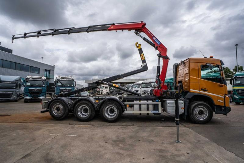 Volvo FMX 430-8x4+HMF 2820/6xhydr. - Φορτηγό φόρτωσης γάντζου, Φορτηγό με γερανό: φωτογραφία 3 Volvo FMX 430-8x4+HMF 2820/6xhydr. - Φορτηγό φόρτωσης γάντζου, Φορτηγό με γερανό: φωτογραφία 3